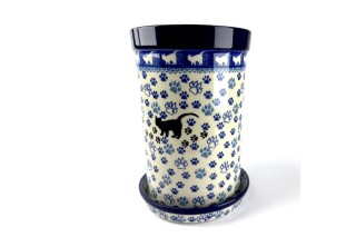 599 Bunzlau Wijnkoeler-Lepelpot 1771X Lepelpot, utensil, kruidenpot